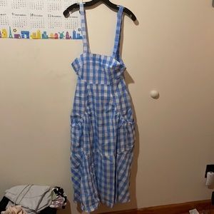 Checkered dress sz s